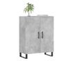 Komoda, betonsko siva, 69,5x34x90 cm, konstruirano drvo thumbnail 3