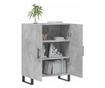 Komoda, betonsko siva, 69,5x34x90 cm, konstruirano drvo thumbnail 4