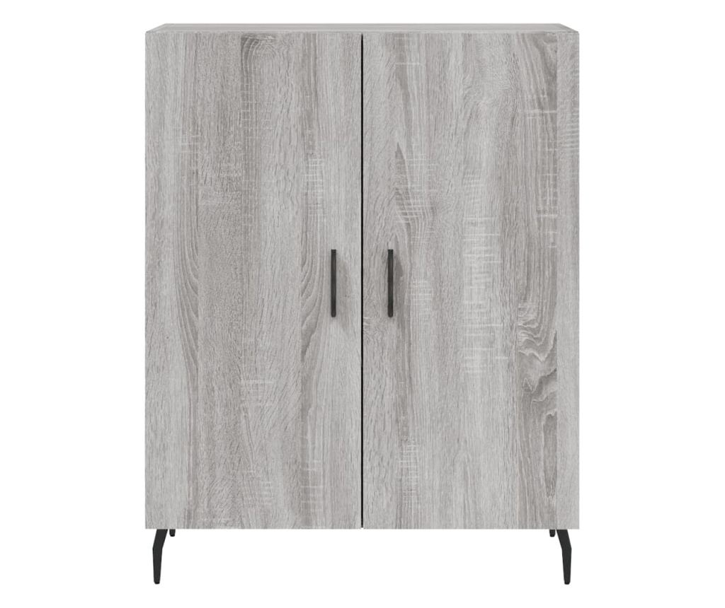 Ormarić, sonoma siva, 69,5x34x90 cm, konstruirano drvo - 5