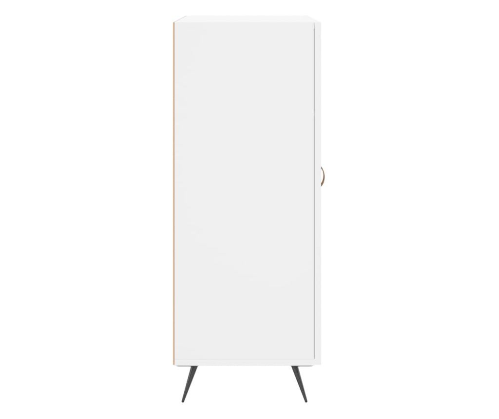 Komoda, bijela, 69,5x34x90 cm, kompozitno drvo - 7