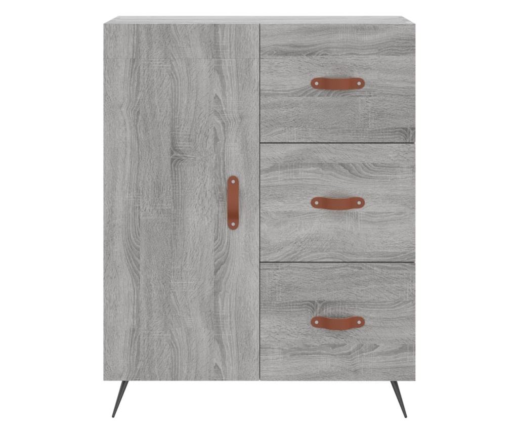 Ormarić, boja Sonoma hrasta, 69,5x34x90 cm, konstruirano drvo - 5
