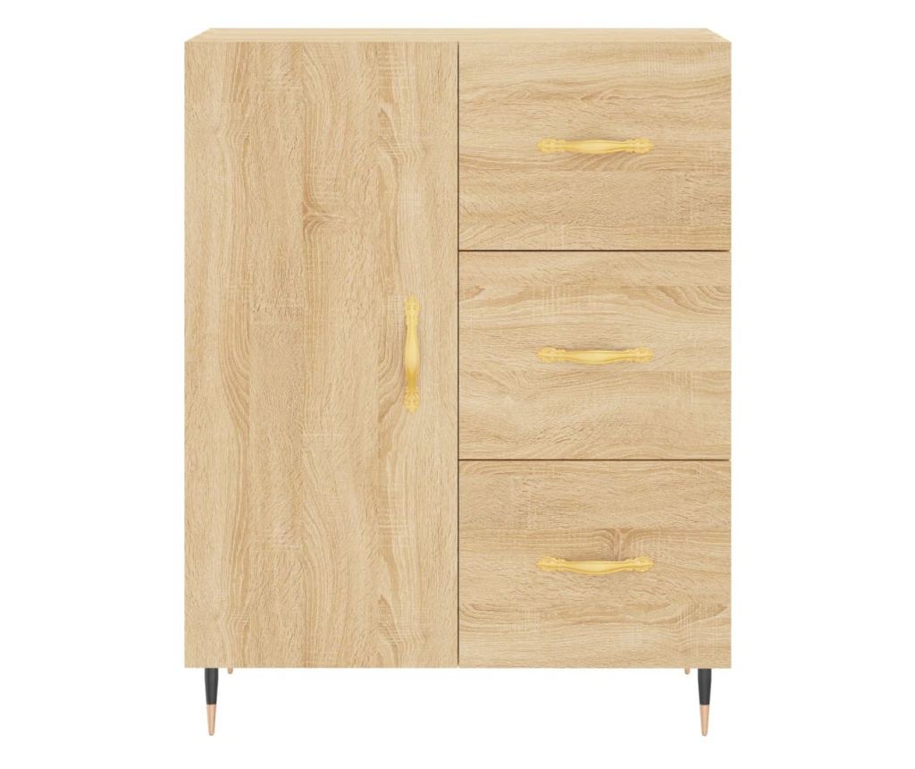Komoda, sonoma hrast, 69,5x34x90 cm, kompozitno drvo - 5