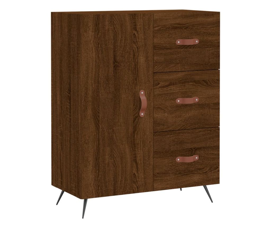 "Komoda, smeđi hrast, 69,5x34x90 cm, obrađeno drvo" - 2