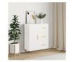 Ormarić za posluživanje, bijeli, 69,5x34x90 cm, kompozitno drvo thumbnail 1