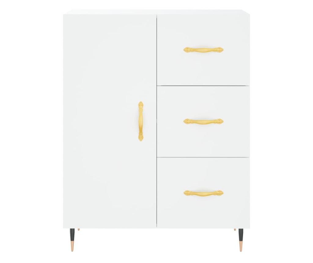 Ormarić za posluživanje, bijeli, 69,5x34x90 cm, kompozitno drvo - 5