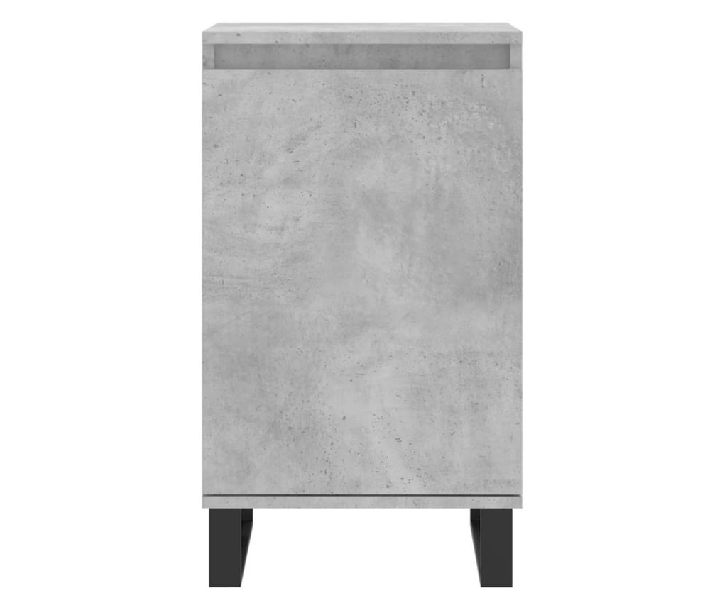 Komoda, siva beton, 40x35x70 cm, obrađeno drvo - 5