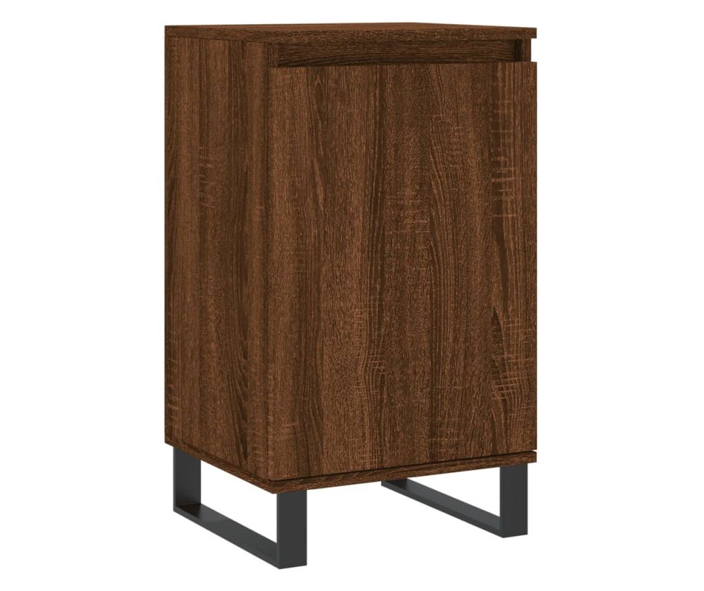 Smeđa hrastova komoda, 40x35x70 cm, obrađeno drvo - 2