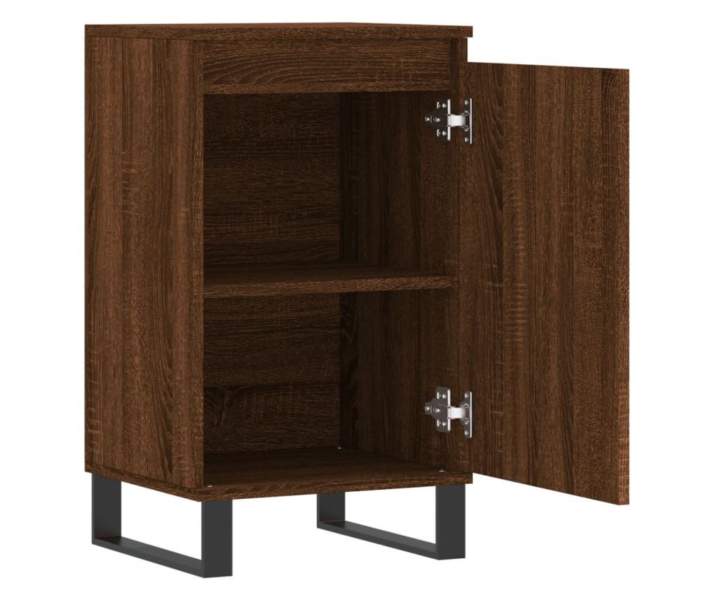 Smeđa hrastova komoda, 40x35x70 cm, obrađeno drvo - 6