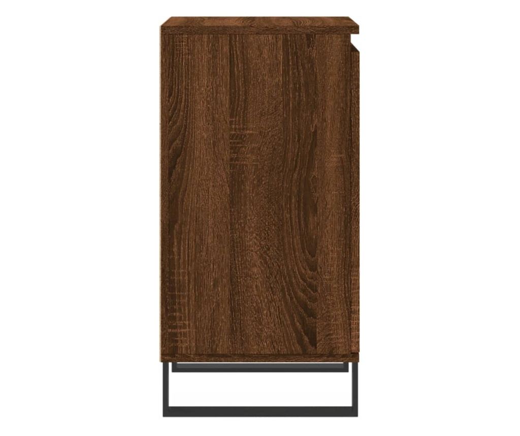 Smeđa hrastova komoda, 40x35x70 cm, obrađeno drvo - 7