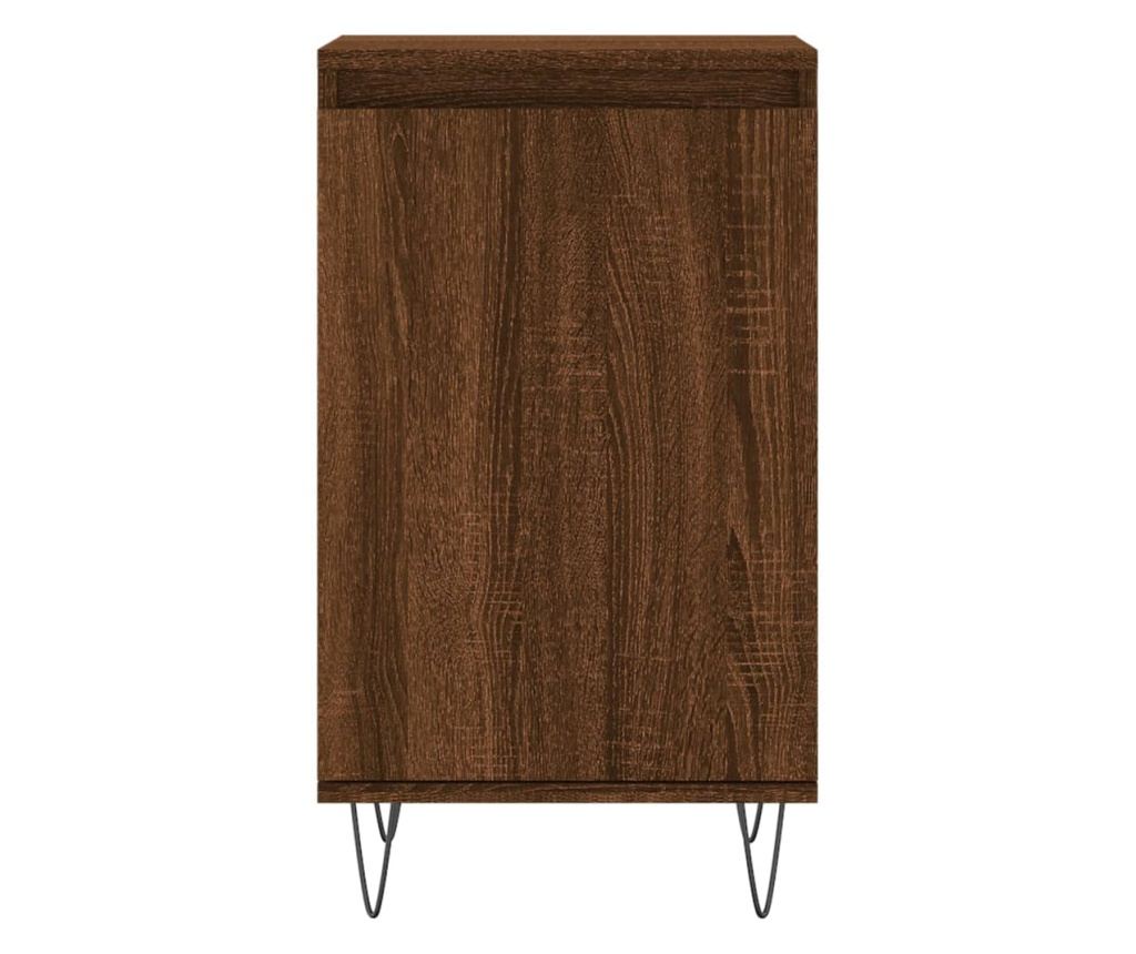 Smeđa hrastova komoda, 40x35x70 cm, obrađeno drvo - 5