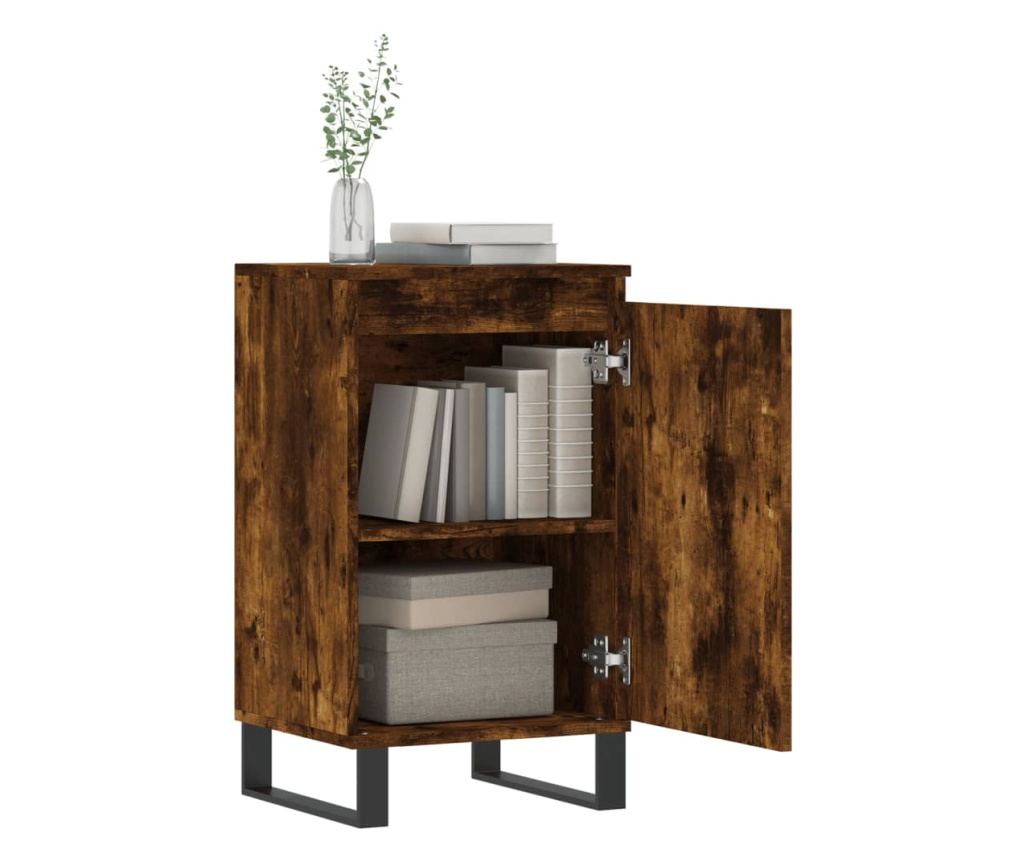 Komoda, dimljeni hrast, 40x35x70 cm, obrađeno drvo - 4