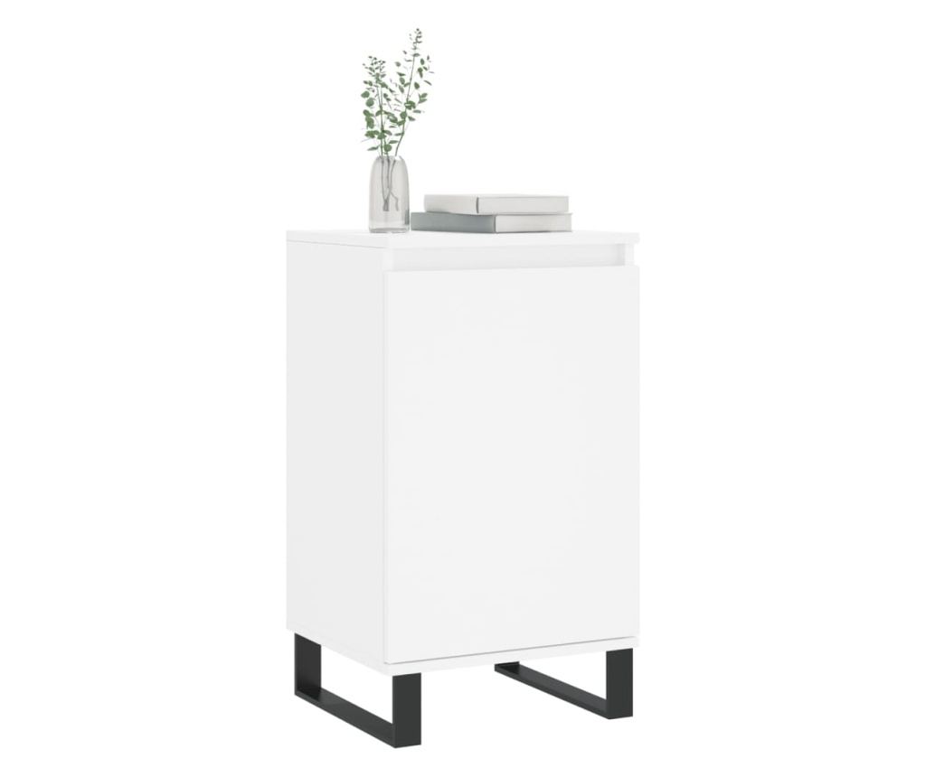 Konzola, bijela, 40x35x70 cm, obrađeno drvo - 3