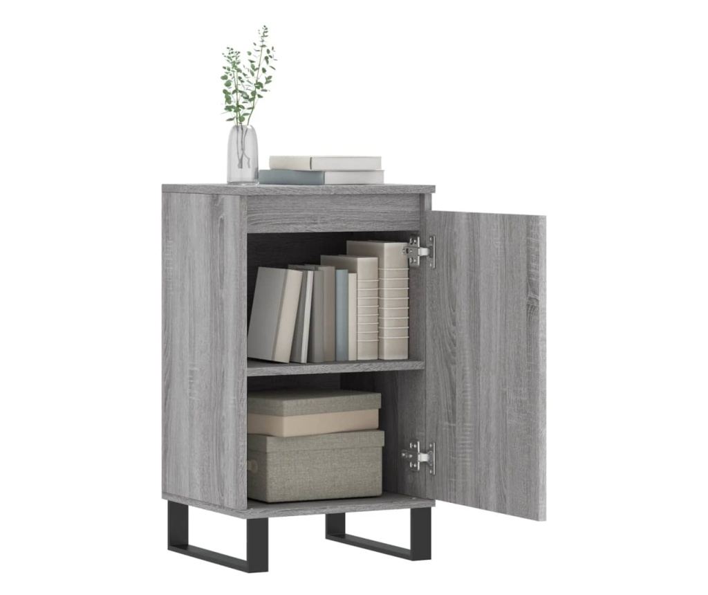 Ormarić, Sonoma siva, 40x35x70 cm, Konstruirano drvo - 4