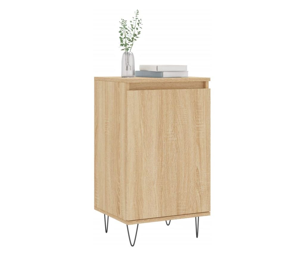 Komoda, 2 kom, boja hrasta sonoma, 40x35x70 cm, konstruirano drvo - 3