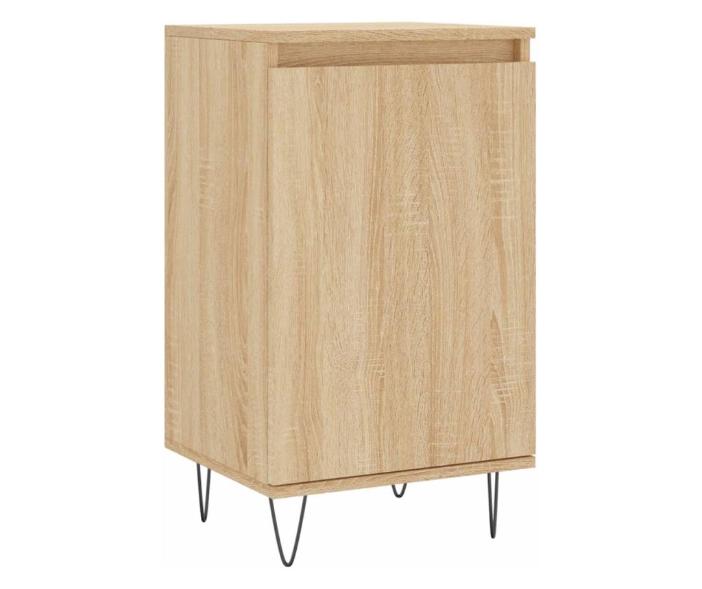 Komoda, 2 kom, boja hrasta sonoma, 40x35x70 cm, konstruirano drvo - 5