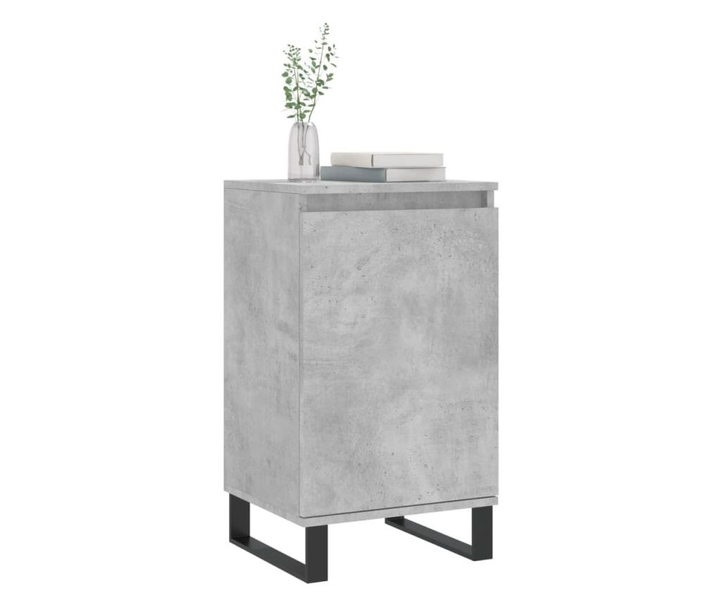 Komoda, 2 kom., boja betona, 40x35x70 cm, konstruirano drvo - 3