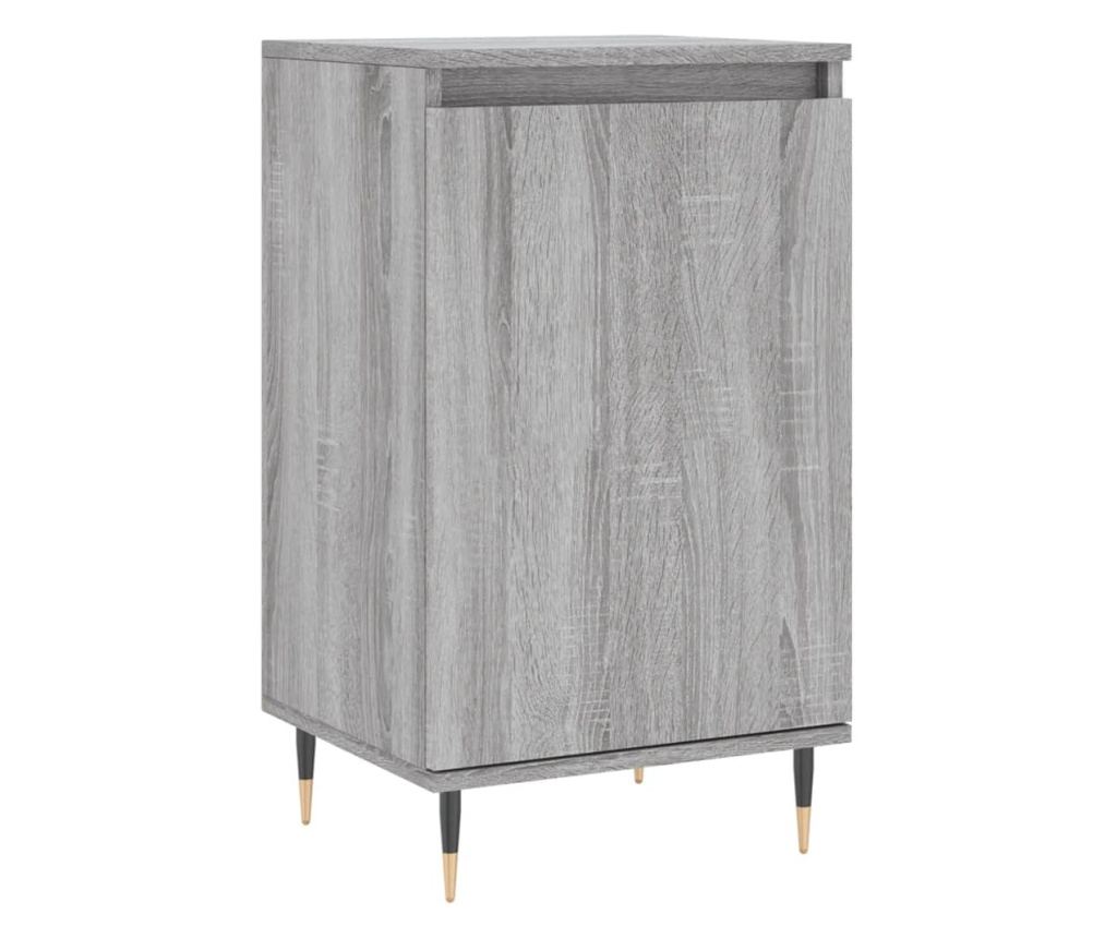 Komoda, 2 kom, sonoma siva, 40x35x70 cm, konstruirano drvo - 5