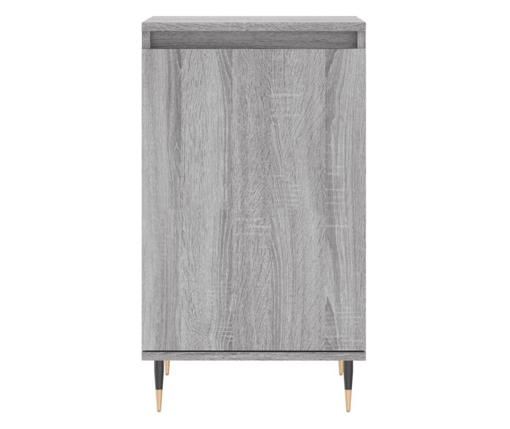 Komoda, 2 kom, sonoma siva, 40x35x70 cm, konstruirano drvo - 6