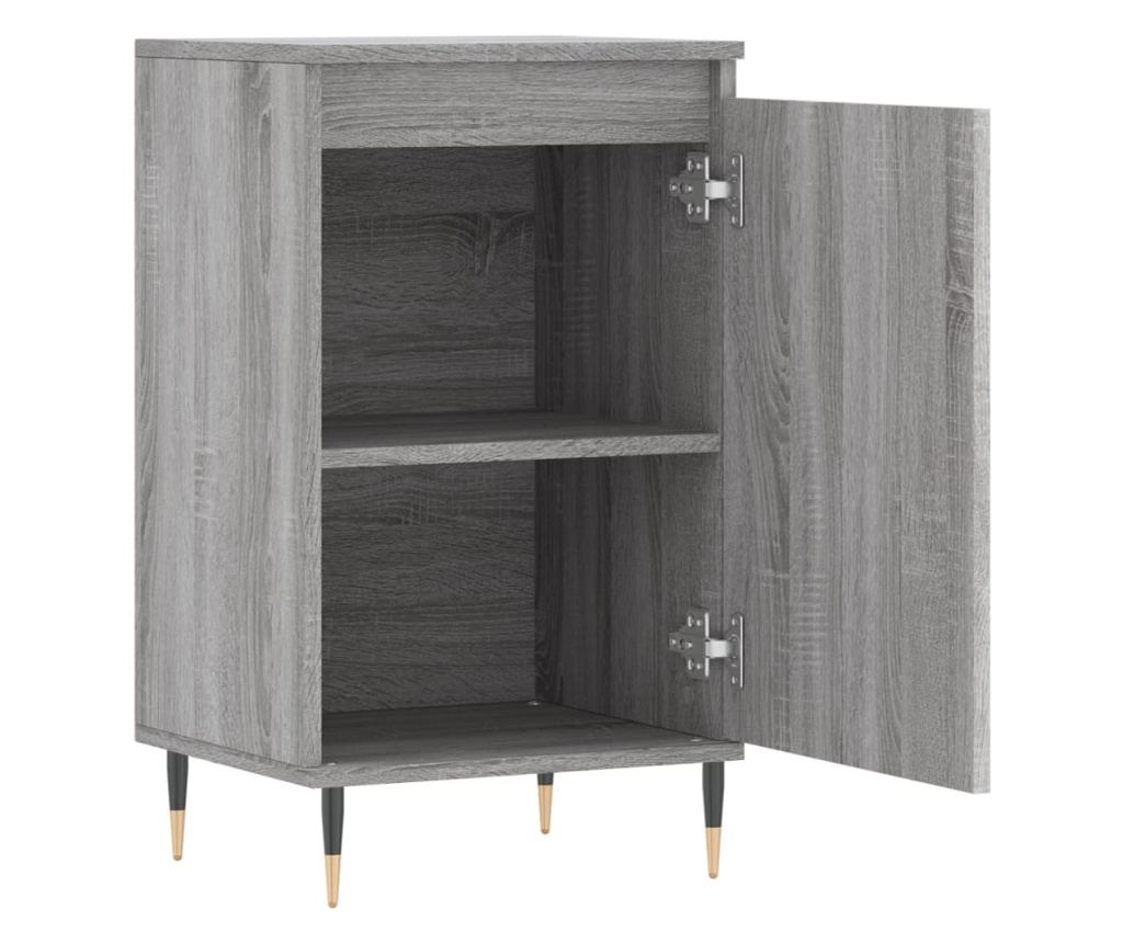 Komoda, 2 kom, sonoma siva, 40x35x70 cm, konstruirano drvo - 7