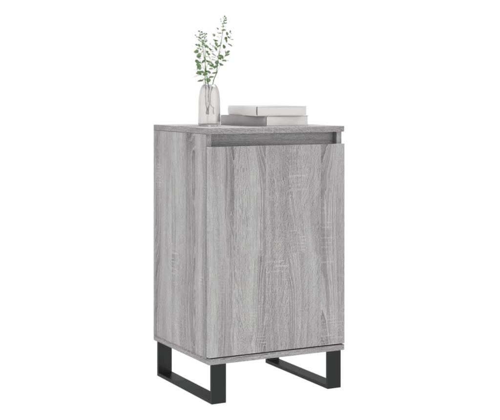 Ormarić, 2 kom, sonoma siva, 40x35x70 cm, konstruirano drvo - 3