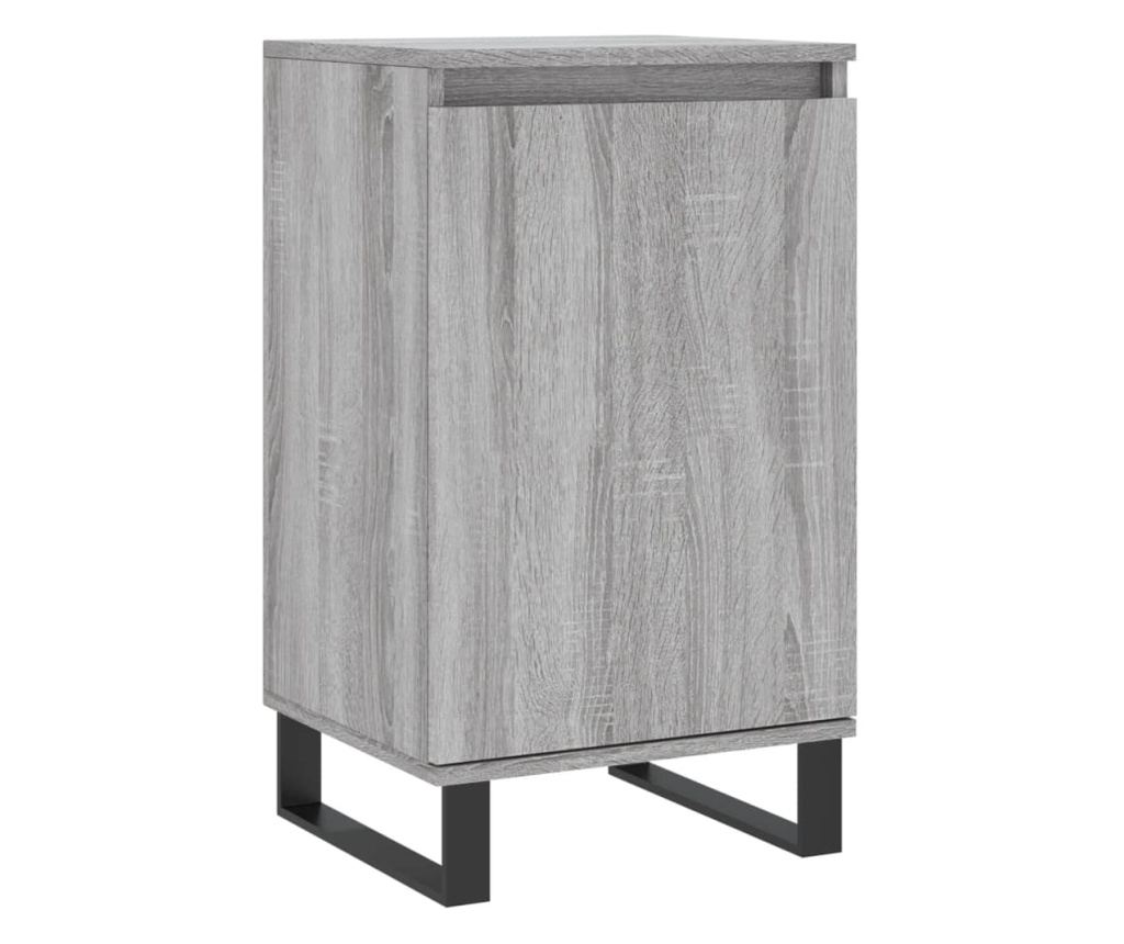 Ormarić, 2 kom, sonoma siva, 40x35x70 cm, konstruirano drvo - 5