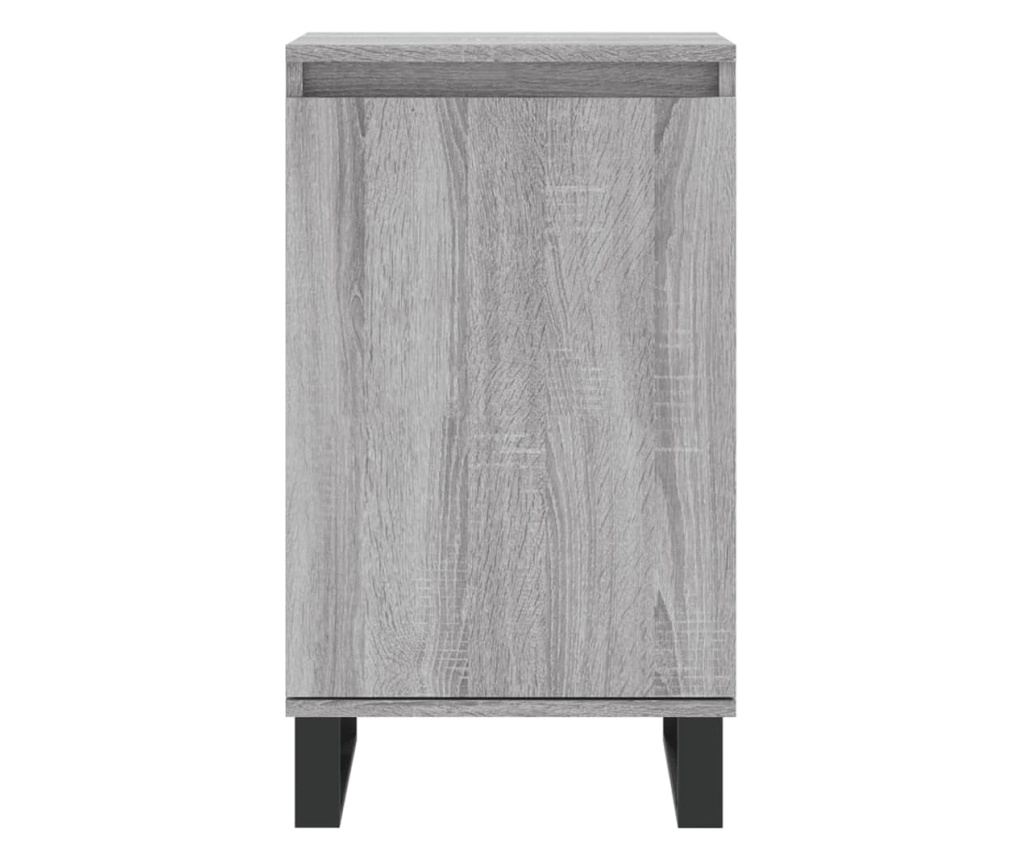 Ormarić, 2 kom, sonoma siva, 40x35x70 cm, konstruirano drvo - 6