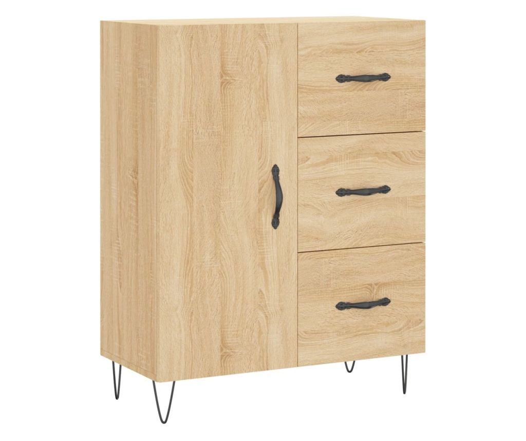 Komoda, sonoma hrast, 69,5x34x90 cm, kompozitno drvo - 2