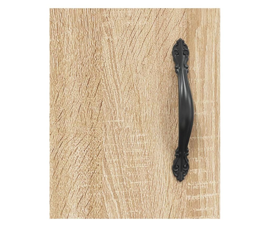 Komoda, boja hrasta Sonoma, 34,5x34x90 cm, konstruirano drvo - 10