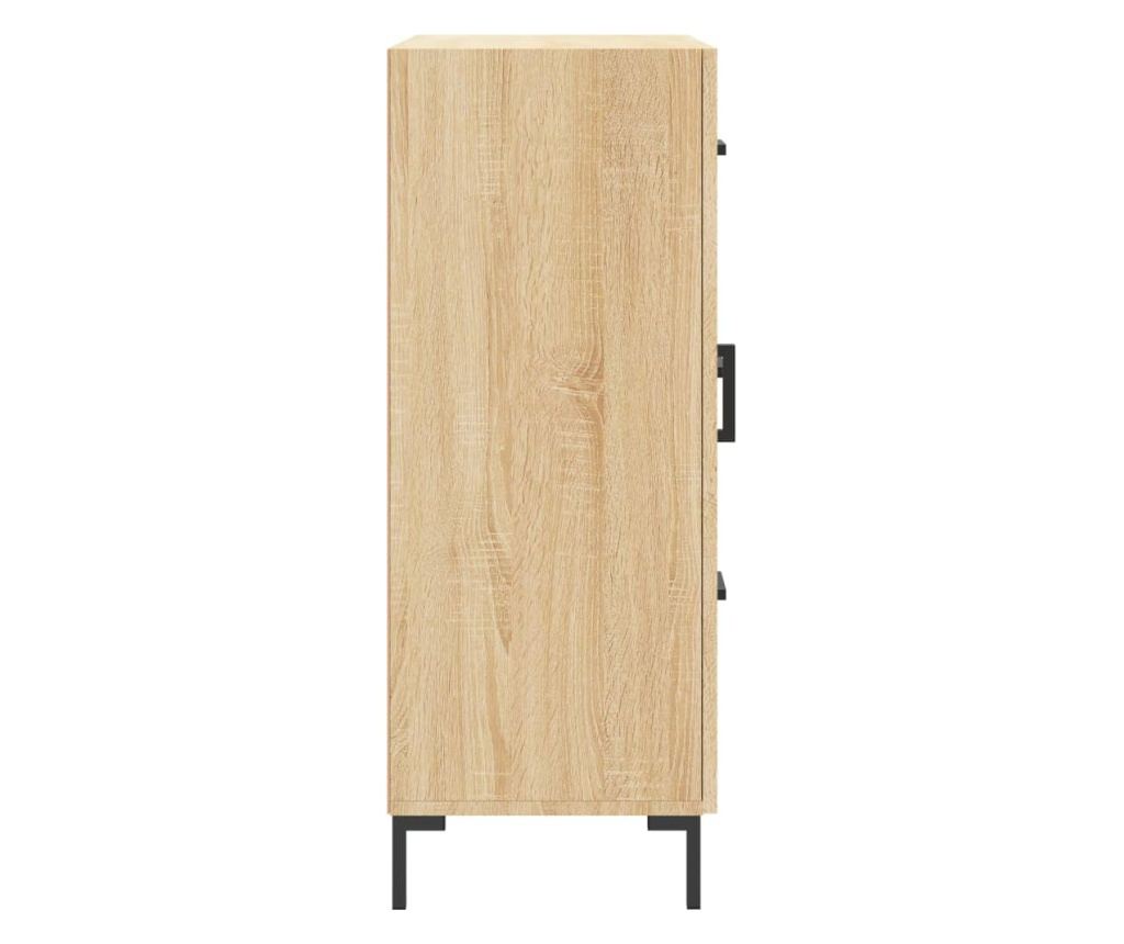 Komoda, hrast sonoma, 69,5x34x90 cm, kompozitno drvo - 7