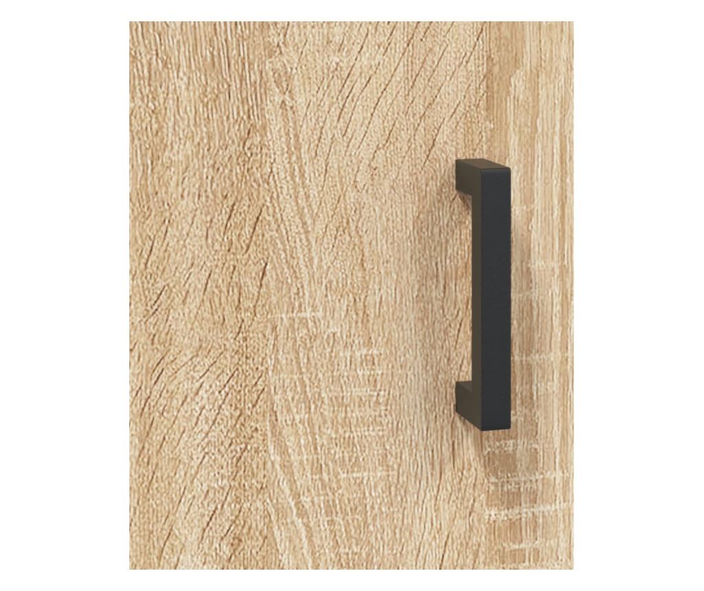 Zidni ormarići, 2 kom, boja hrasta sonoma, 69,5x34x90 cm - 10