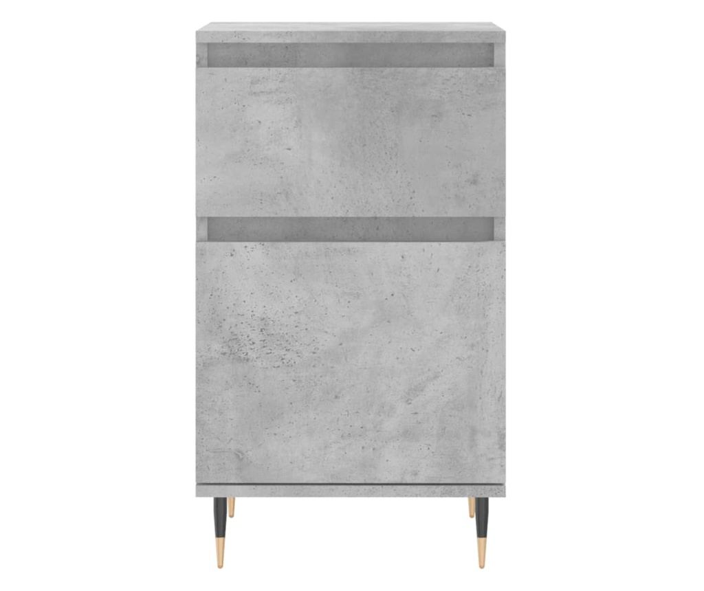 Komoda, 2 kom., betonsko siva, 40x35x70 cm, konstruirano drvo - 6