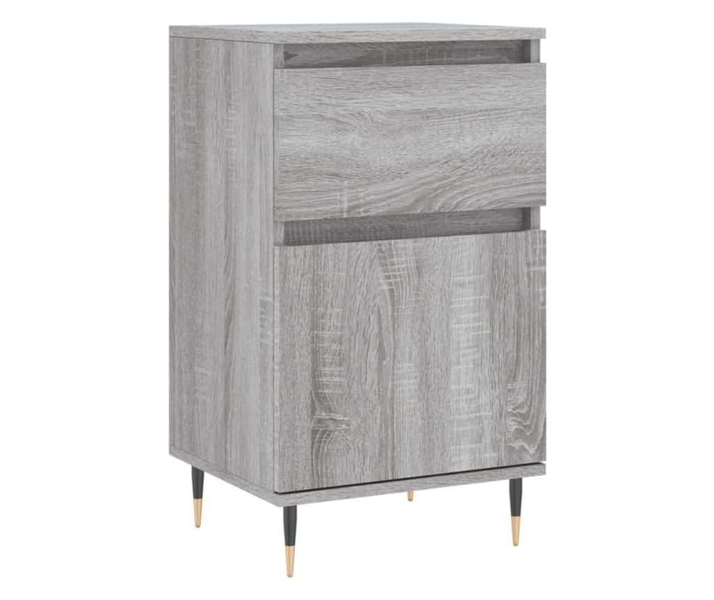 Ormarić, Sonoma Siva, 40x35x70 cm, Konstruirano drvo - 2