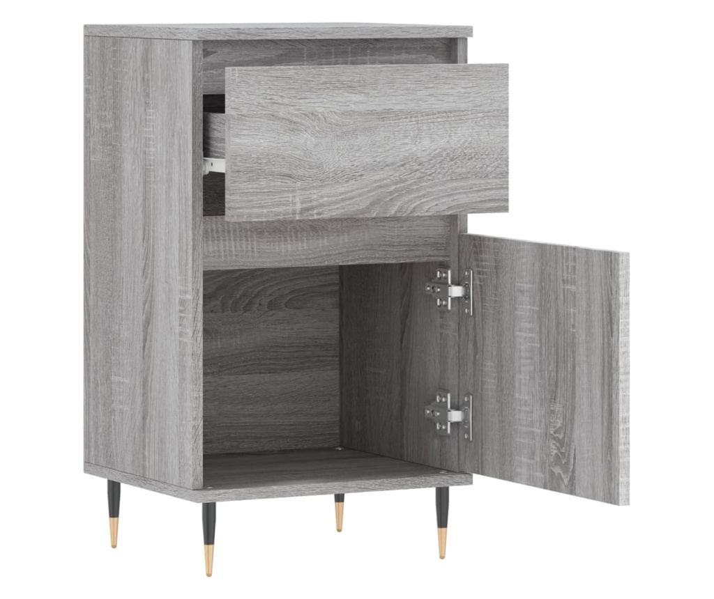 Ormarić, Sonoma Siva, 40x35x70 cm, Konstruirano drvo - 6