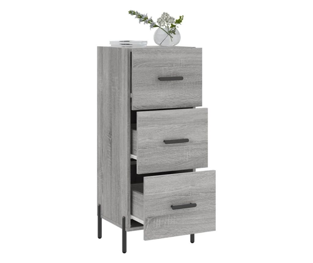 Ormarić, boja hrasta sonoma, 34,5x34x90 cm, kompozitno drvo - 4