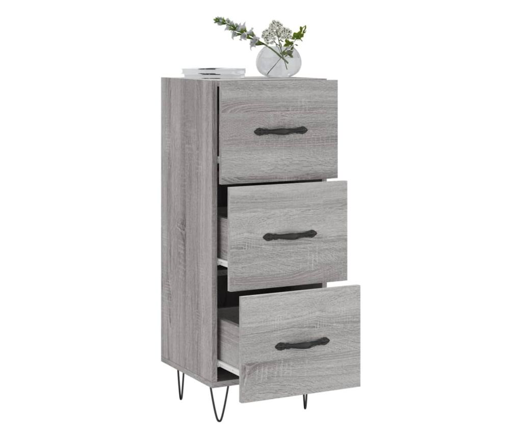 Ormarić, boja hrasta Sonoma, 34,5x34x90 cm, konstruirano drvo - 4