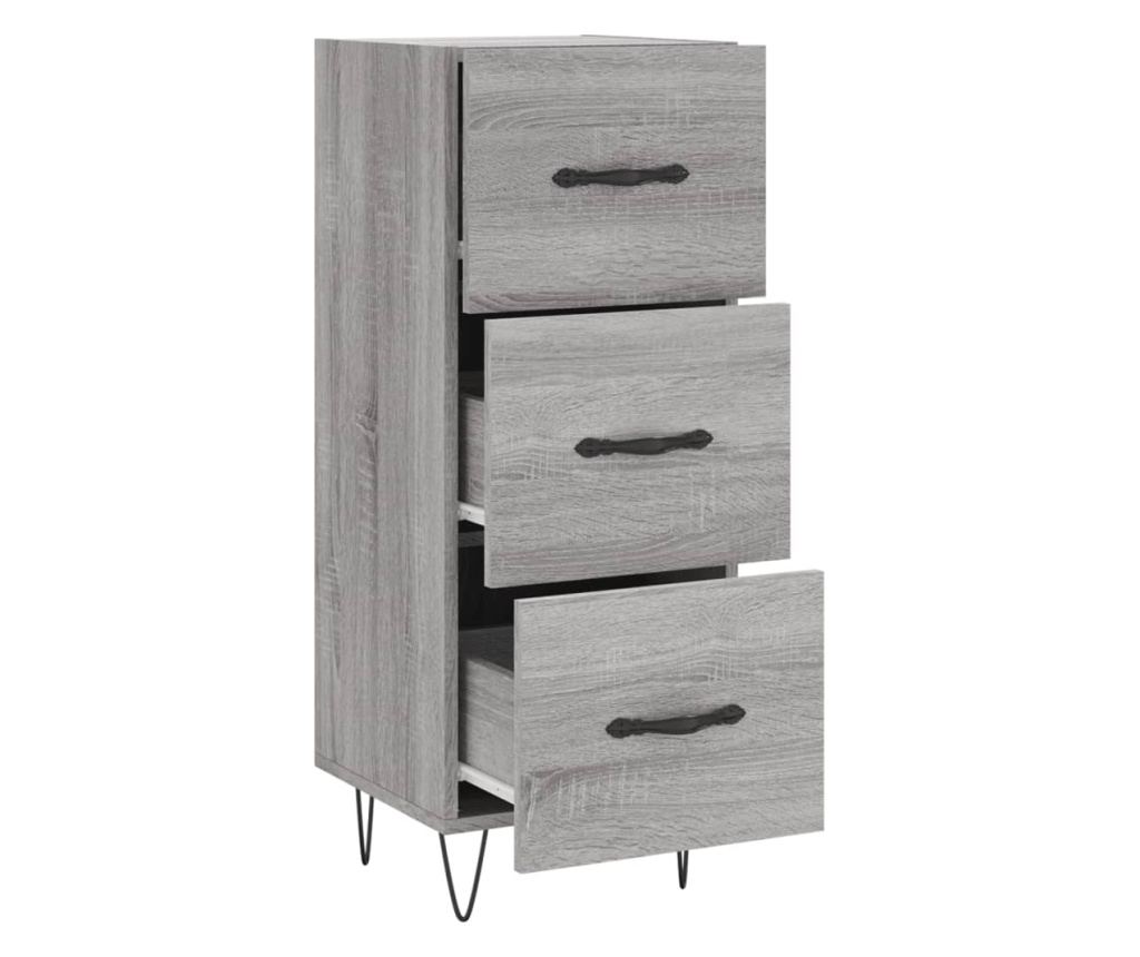 Ormarić, boja hrasta Sonoma, 34,5x34x90 cm, konstruirano drvo - 5