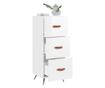 Komoda, visoki sjaj bijela, 34,5x34x90 cm, kompozitno drvo thumbnail 4