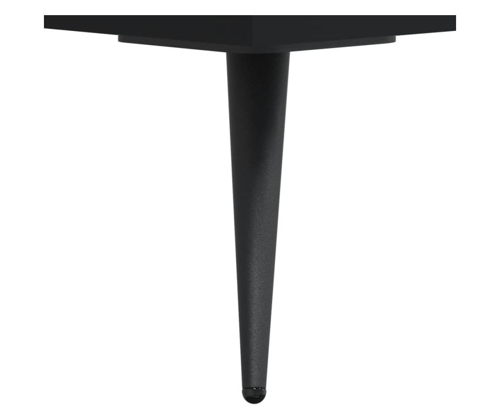 Konzola, crna, 34,5x34x90 cm, kompozitno drvo - 10