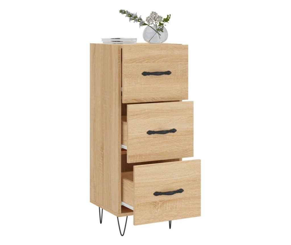 Ormarić, boja hrasta Sonoma, 34,5x34x90 cm, kompozitno drvo - 4