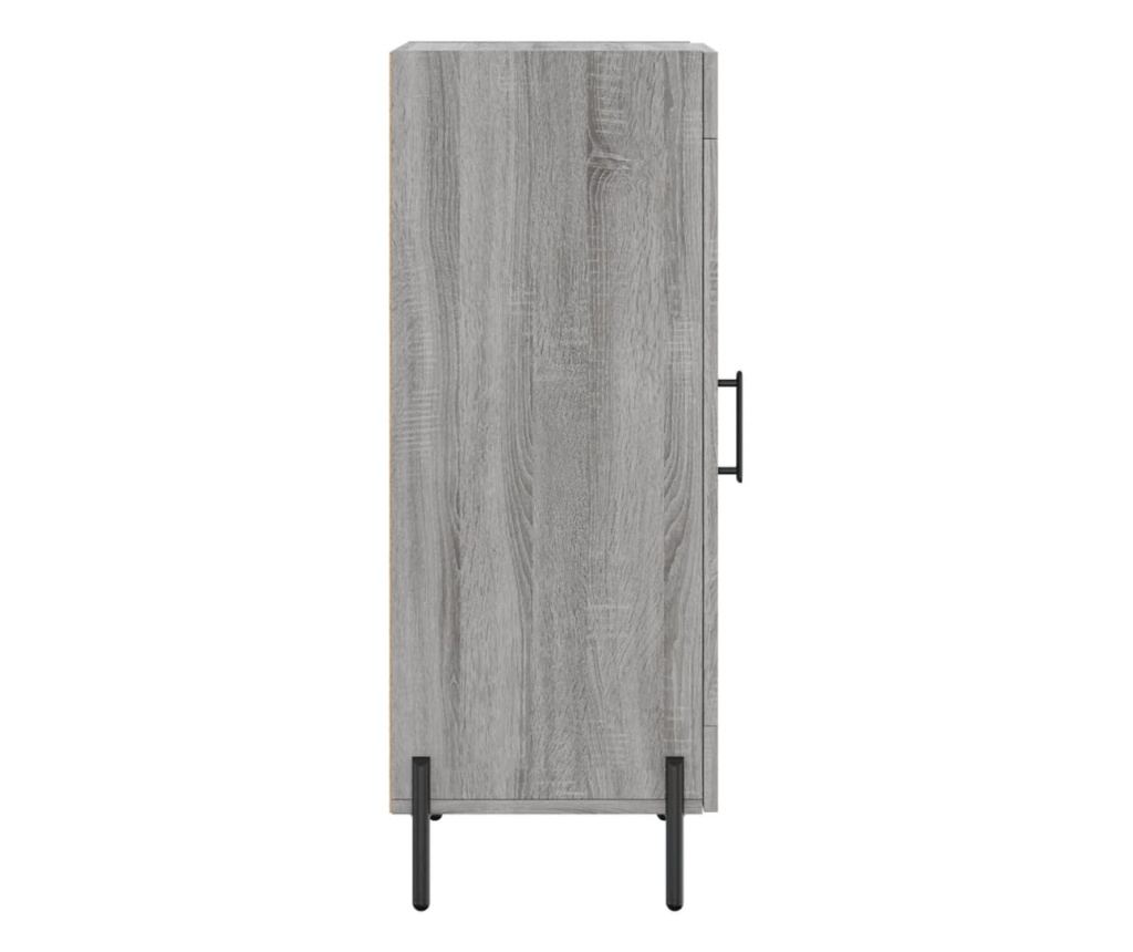 Komoda, siva sonoma, 34,5x34x90 cm, kompozitno drvo - 7