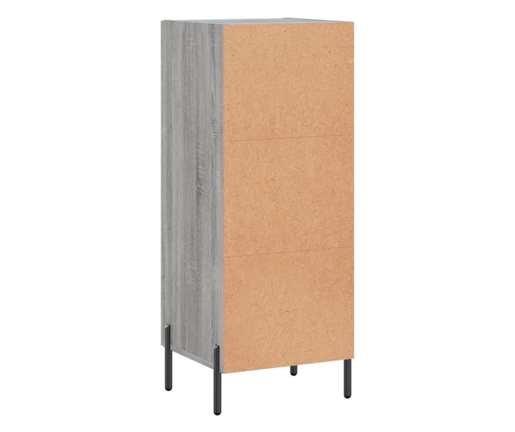 Komoda, siva sonoma, 34,5x34x90 cm, kompozitno drvo - 8