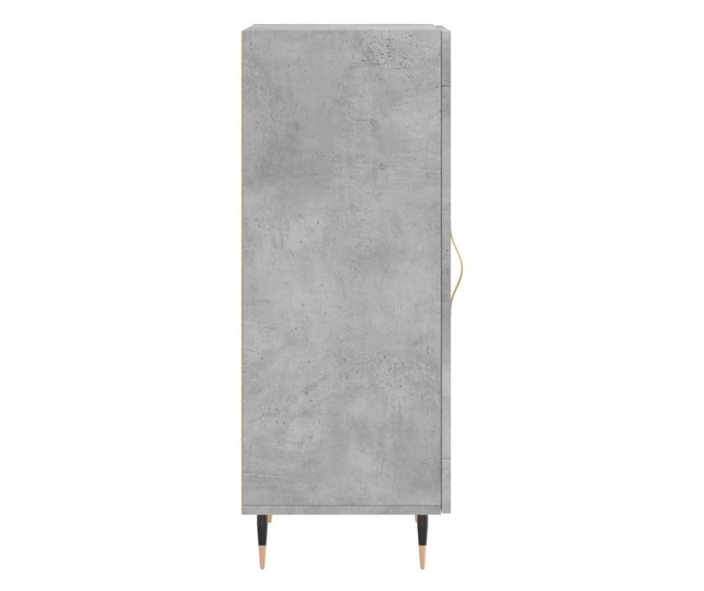 Ormarić, betonsko siva, 34,5x34x90 cm, kompozitno drvo - 7