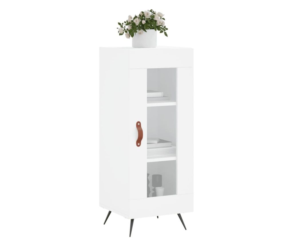 Ormarić, bijeli, 34,5x34x90 cm, kompozitno drvo - 3