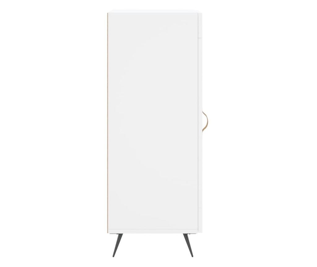 Ormarić, bijeli, 34,5x34x90 cm, kompozitno drvo - 7