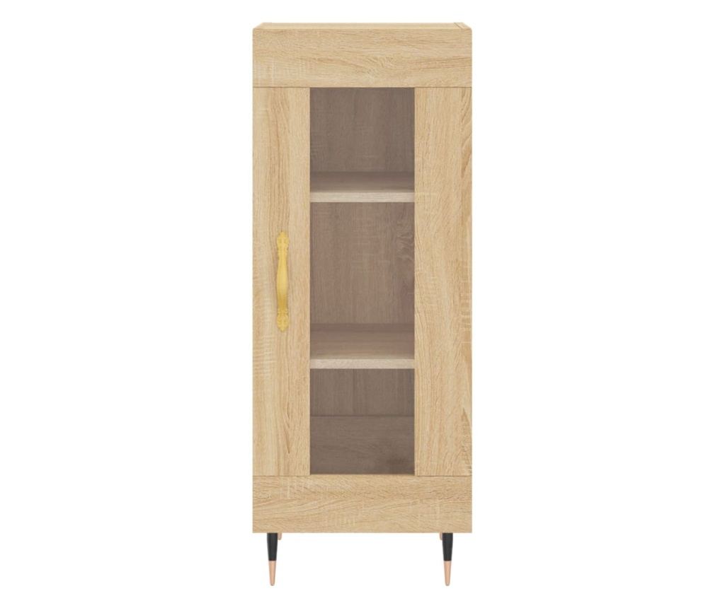 Komoda, hrast sonoma, 34,5x34x90 cm, kompozitno drvo - 5