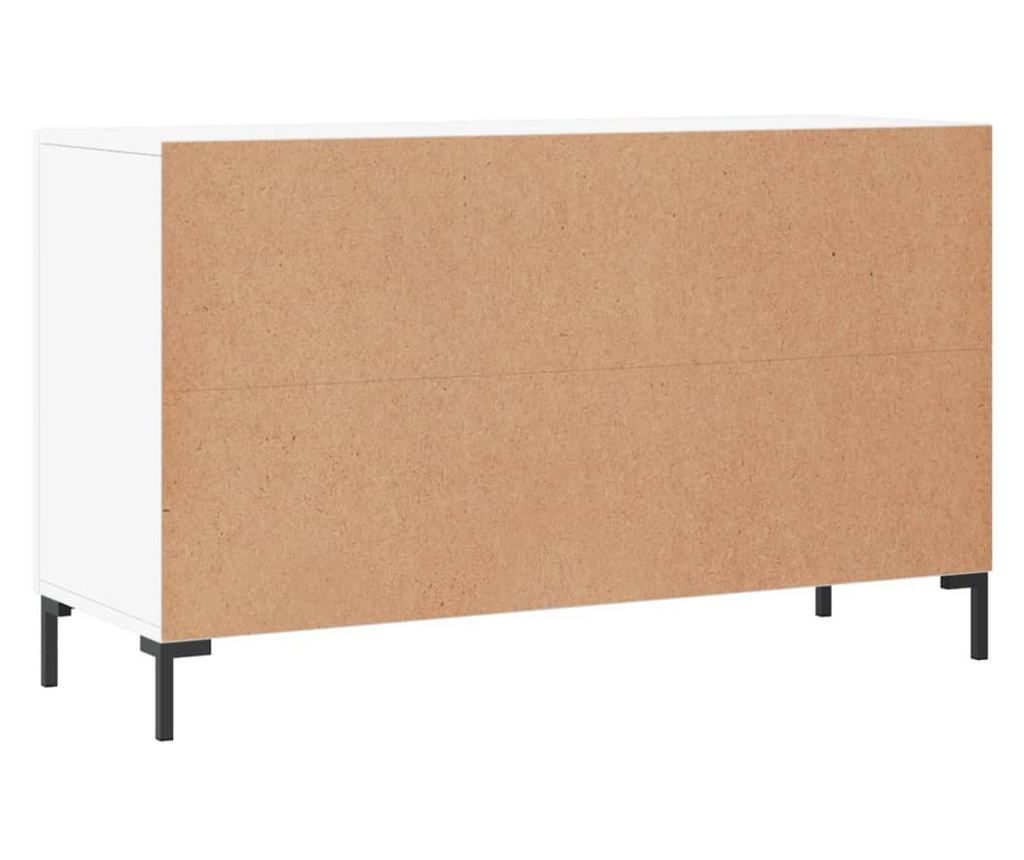Ormarić za posluživanje, bijeli, 100x36x60 cm, kompozitno drvo - 8