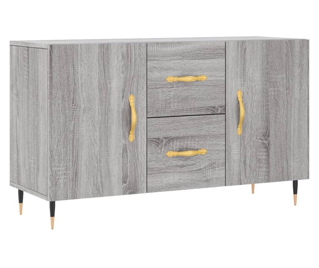 Ormarić, boja hrasta, 100x36x60 cm, konstruirano drvo - 2