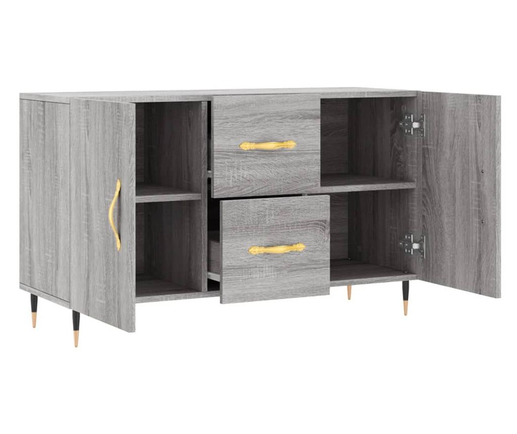 Ormarić, boja hrasta, 100x36x60 cm, konstruirano drvo - 5