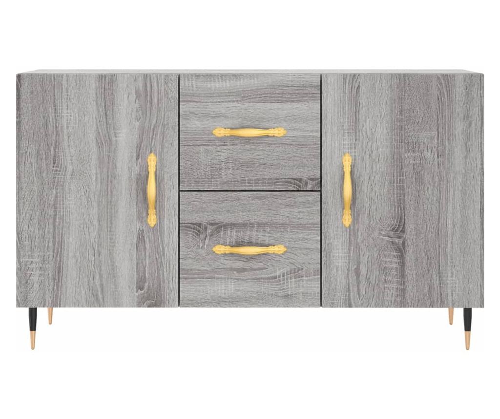 Ormarić, boja hrasta, 100x36x60 cm, konstruirano drvo - 6