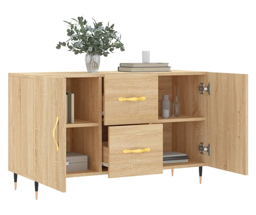 Ormarić, boja hrasta Sonoma, 100x36x60 cm, kompozitno drvo - 4